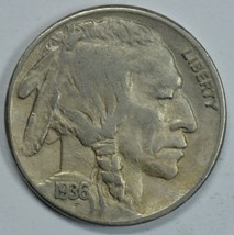 1936 S Buffalo circulated nickel - $11.75