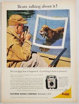 1960 Print Ad Kodak Brownie Starmatic Camera Hunter &amp; Retriever Dog Roch... - $16.81