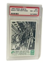 Green Berets 1966 Military Trading Card PSA 8 Ready Anything #32 army photo PCGC - $94.05