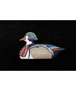 Vtg Avon 1984 Collector Duck Series Wood Duck Figurine - $27.86 CAD