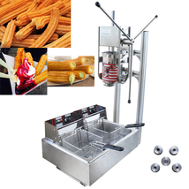 5L Vertical Manual Spanish Churros Maker Machine w/ 12L Electric Deep Fryer - £622.69 GBP
