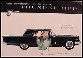 1959 Ford Thunderbird T-Bird Original Brochure 59 - £24.12 GBP