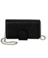 No Boundaries Women&#39;s Phone Crossbody Wallet W Mirror &amp; Metal Chain Stra... - €12,63 EUR