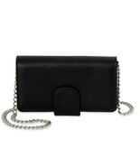 No Boundaries Women&#39;s Phone Crossbody Wallet W Mirror &amp; Metal Chain Stra... - £10.44 GBP