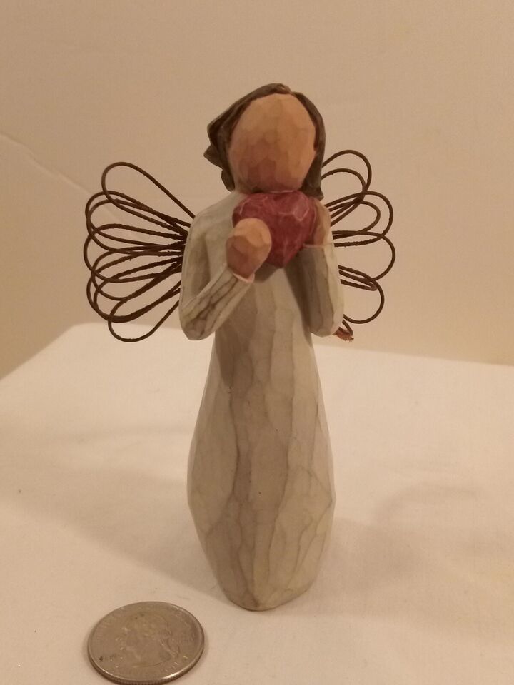 Willow Tree "Angel of Heart" Angel Ornament 2001 Demdaco by: S. Lordi - $13.86