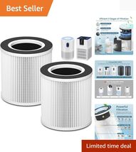 2-Pack H13 True HEPA Replacement Filter for MOOKA B-D02L &amp; M05 Air Purifier - $48.46
