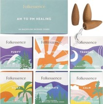 Folkulture Backflow Incense Cones For Waterfall, Set of 6 - £14.20 GBP