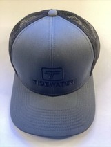 Pacific HeadWear Black Gray Tidewater Trucker Snap Back Hat OSFA - £11.89 GBP