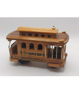 Vintage Wooden San FranciscoMunicipal RY Cable Car CTC Music Box. - €34,21 EUR