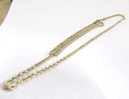 10k Yellow Gold 20&quot; Rope Chain 1.5mm Twist Necklace 8.3g Gorgeous Solid - £375.43 GBP