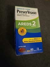 PreserVision Eye Vitamin &amp; Mineral Areds 2 Formula 60 Mini SoftGels (BN14) - £13.10 GBP