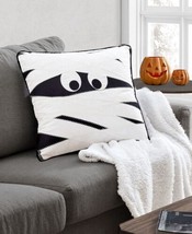 Lacourte Mummy Halloween Decorative Pillow Size 20 X 20 Color Black - £22.95 GBP