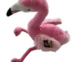 Aurora Realistic Pink Flamingo Plush Stuffed Animal Bird Paper hang tags... - £11.15 GBP