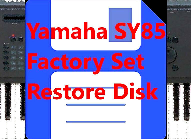 Factory Set Restore Floppy Disk for Yamaha SY85 Performances Voices Drum... - $11.84