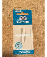 DMC Size 28 Tapestry For Cross Stitch &amp; Needlepoint (5 Needles in Pack) ... - €6,89 EUR