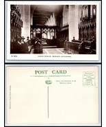 WALES / UK RPPC PHOTO Postcard - Bangor Cathedral, Interior, Choir Stall... - $52.23 MXN