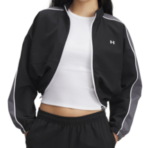 Under Armour Rival Woven Jacket Women&#39;s Sports Casual Top Black NWT 6003... - $114.97