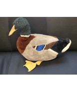 Vintage 1983 THE VELVET STABLE-Plush Puppet Goose-Duck Leather Feet Wood... - $109.14 CAD