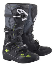 New Alpinestars Tech 5 Black Grey Flo Yellow MX ATV Mens Adult Boots Mot... - $339.95