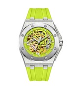 ONOLA Skeleton Automatic Mechanical Watch Men Women Luxury Wristwatch - $43.28