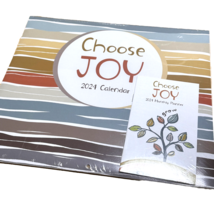 2024 Wall Calendar Choose Joy 12 x 22 Plus A Pocket Planner - £5.79 GBP
