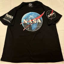 NASA Space Shuttle Discovery T-Shirt XL Black Graphic Tee Astronaut Spac... - $19.95