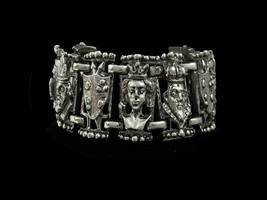 Medieval Gothic bracelet Queen king castle jewelry Vintage Fairy tale wedding wi - £180.96 GBP