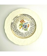 Vtg Dinner Plate Adam Antique by Steubenville Warranted 22k Gold Embosse... - $23.36