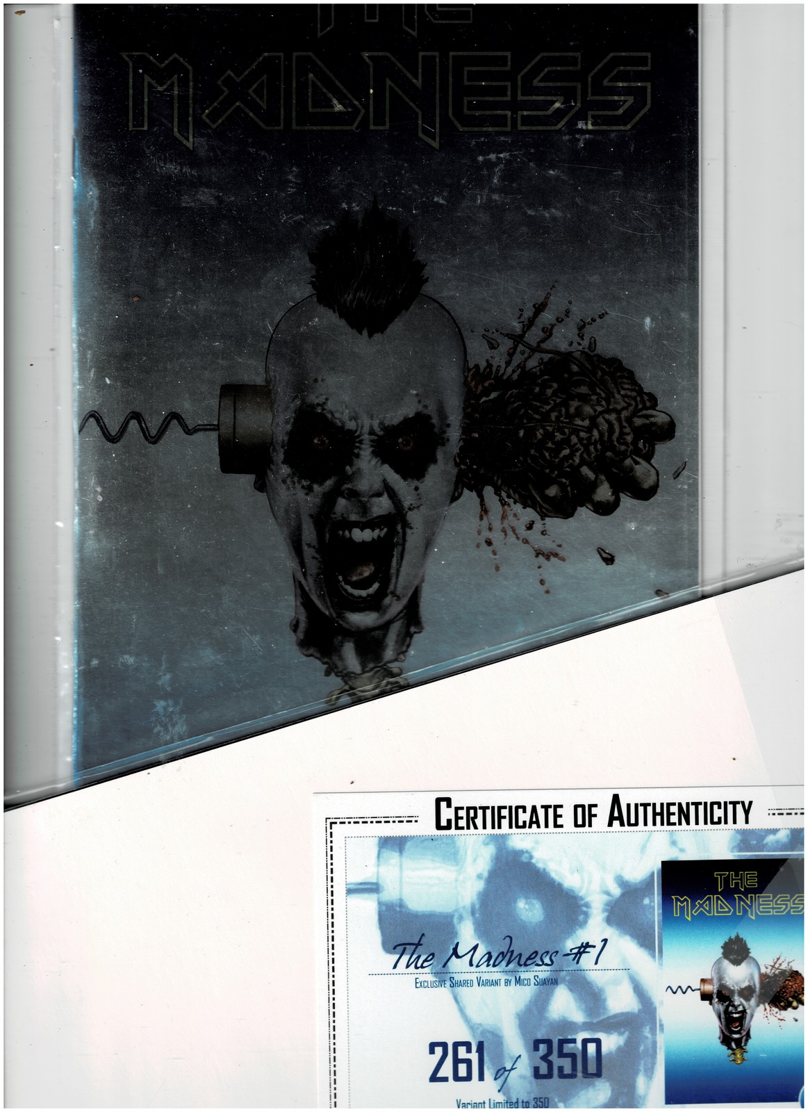 DCTHE MADNESS FOIL/EX-2 GRAPHIC NOVELset/1 NUMBERED 261&gt;350/blue direct ... - $24.99