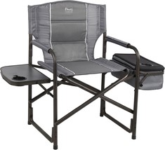 Outdoor Folding Director&#39;S Chair By Timber Ridge, Laurel, In Gray With C... - £103.76 GBP