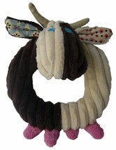 DEGLINGOS Milkos the Cow Baby Toy Rattle Plush Corduroy - £11.98 GBP
