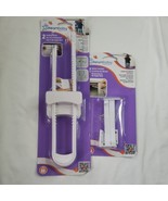 DreamBaby 2 Sliding U-Shaped Locks + 2 Safety Catches~NEW~ Baby Locks - £5.58 GBP