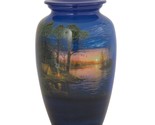 Large/Adult 210 Cubic Inch Metal Paradise Funeral Cremation Urn for Ashes - $199.99
