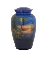 Large/Adult 210 Cubic Inch Metal Paradise Funeral Cremation Urn for Ashes - £161.22 GBP