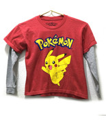 Pokemon Pikachu Y2K Long Sleeve T Shirt T Shirt Youth Kids Size XS Unise... - $11.86 CAD