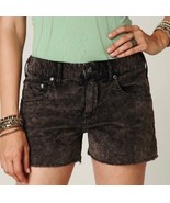 Free People Frayed Cutoff Gray Corduroy Shorts Size 28 Grunge Goth Insea... - £19.31 GBP