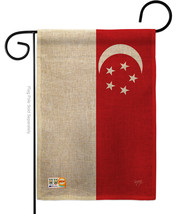 Singapore Burlap - Impressions Decorative Garden Flag G158258-DB - £18.02 GBP
