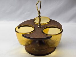 Vintage WESTBEND THERMO-SERV Relish Sauce Condiment Set - MCM Retro Cups... - $296.79 MXN