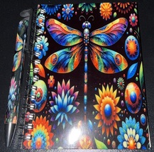 4X6 Notebook with Matching Pen - Rainbow Dragonfly - $5.00