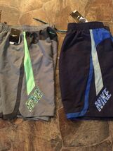 New!! Nike Mens Double Logo Swim Trunks W/Net Brief Insert!!”NESS7406” - $27.99
