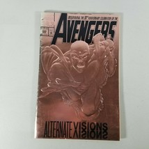 Marvel Avengers Comic Book Bronze Foil Embossed Alternate Vision 1993 #360 - $6.98