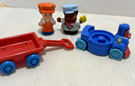 2 Vintage Little Tikes Chunky People With Wagon and Train - €5,65 EUR