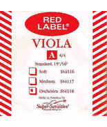 Super Sensitive Red Label Viola 15/16 Inch A String (SS4118) - £12.58 GBP