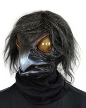 Raven Mask Realistic Black Bird Animal Moving Mouth Halloween Costume M9009 - £55.96 GBP