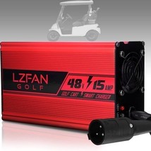 LZFAN Golf Cart Battery Charger for Club Car Golf Cart with 3 Pin Round ... - $2,801.13 MXN