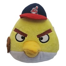 Angry Birds MLB Cleveland Indians Chief Wahoo Discontinued 5&quot; Plush Baseball Cap - £27.53 GBP