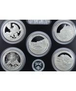 2012 S America the Beautiful silver proof set no box/coa  - £29.71 GBP