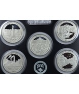 2011 S America the Beautiful silver proof set no box/coa  - £22.58 GBP