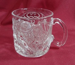 McDonald&#39;s Riddler 1995 Batman Forever Clear Glass Coffee Mug Cup  - £5.56 GBP