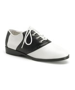 FINAL SALE Mens Shiny Retro Disco Black/White Loafers Halloween Costume ... - $789.21 MXN